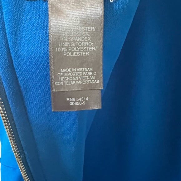 Bisou Bisou Dress Blue Short 14 - Picture 5 of 5